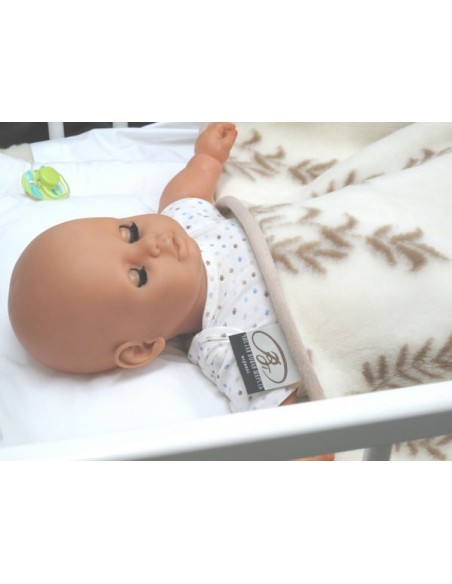 Одеяло детское шерстяное Олива