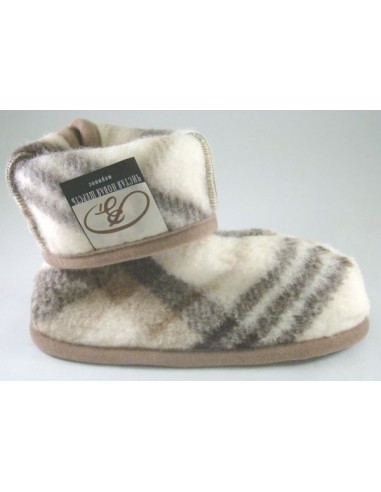 ТАПОЧКИ ИЗ ШЕРСТИ "Молочный Меринос"