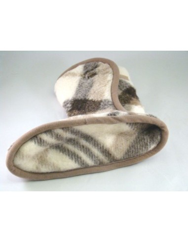 ТАПОЧКИ ИЗ ШЕРСТИ "Молочный Меринос"