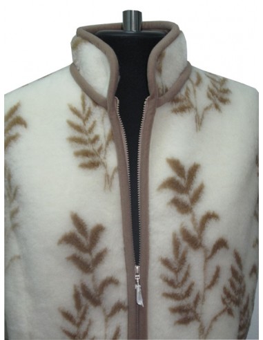 Жилет Олива с рельефом и воротником стойка