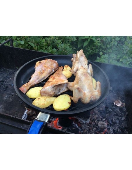 Сковорода ВЕСТА-TITANIUM со съемной ручкой (Germany)