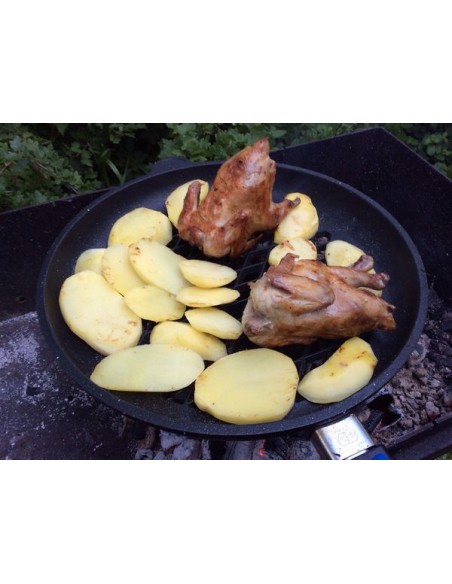 Сковорода ВЕСТА-TITANIUM со съемной ручкой (Germany)