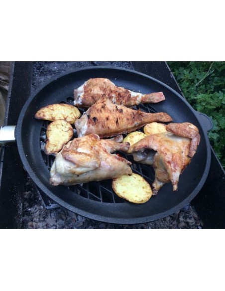 Сковорода ВЕСТА-TITANIUM со съемной ручкой (Germany)