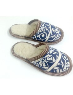 ТАПОЧКИ ИЗ ШЕРСТИ "УЗОР" 2
