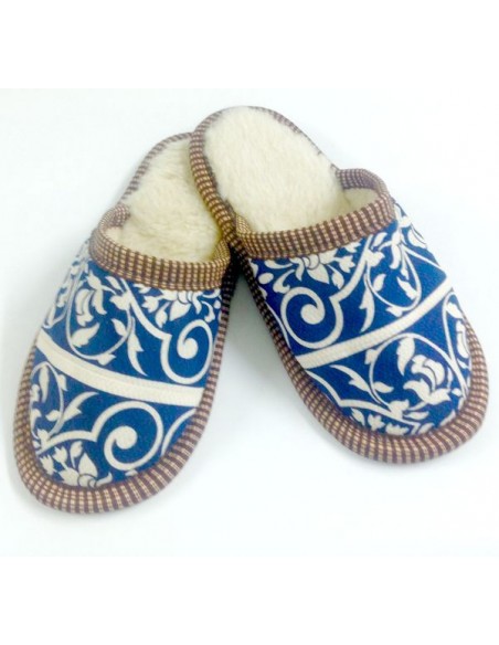 ТАПОЧКИ ИЗ ШЕРСТИ "УЗОР"