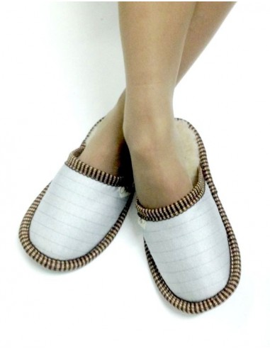 ТАПОЧКИ ИЗ ШЕРСТИ "НЕБО"