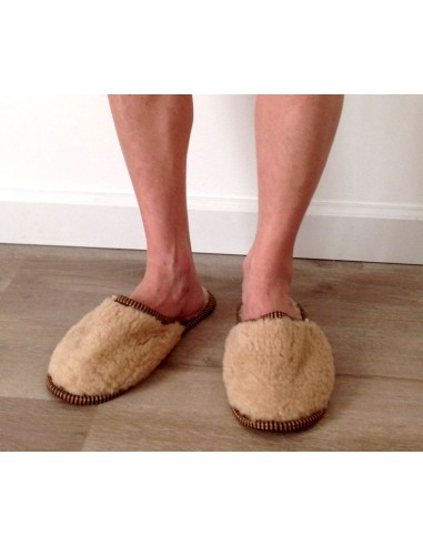 ТАПОЧКИ ИЗ ШЕРСТИ "Молочный Меринос"