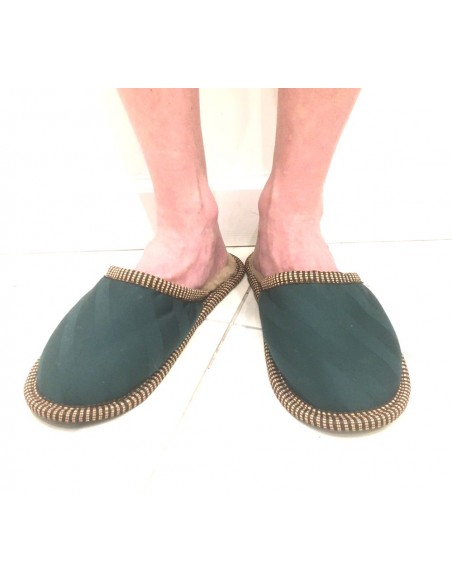 Тапочки "Зелёная полоса"