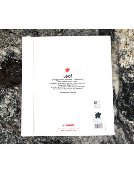 Подставка-прихватка под горячее Лист зеленый
