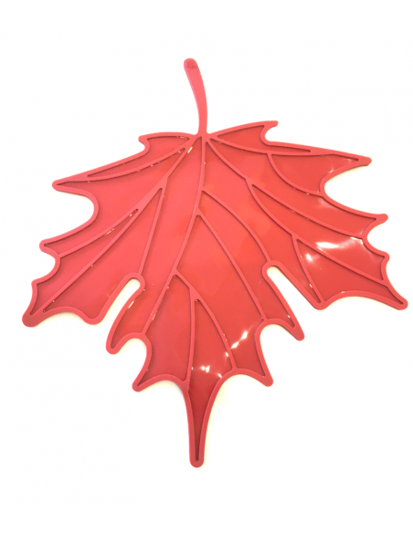 Подставка-прихватка под горячее Лист красный
