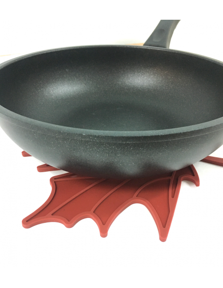 Подставка-прихватка под горячее Лист красный