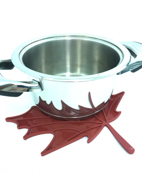 Подставка-прихватка под горячее Лист красный