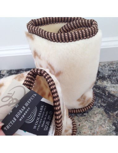 copy of ТАПОЧКИ ИЗ ШЕРСТИ "Молочный...