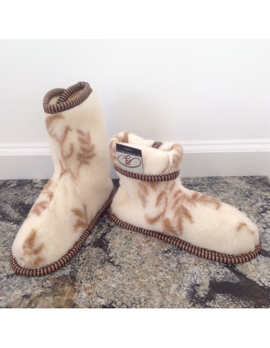 copy of ТАПОЧКИ ИЗ ШЕРСТИ "Молочный...