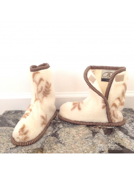 copy of ТАПОЧКИ ИЗ ШЕРСТИ "Молочный Меринос"