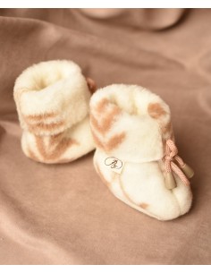 Пинетки на завязках Олива 2