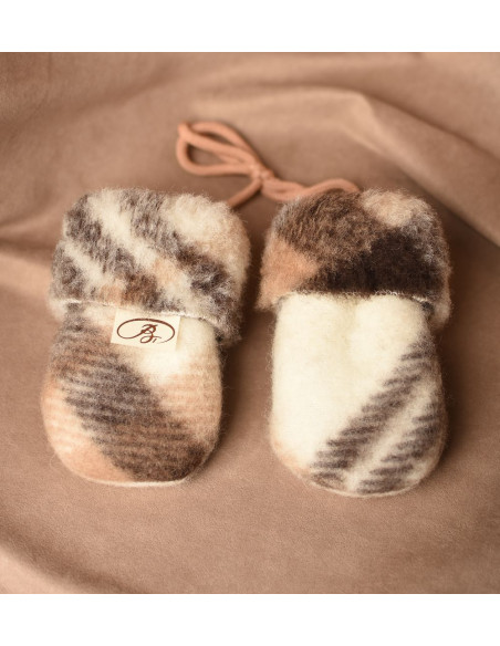 Варежки Клетка