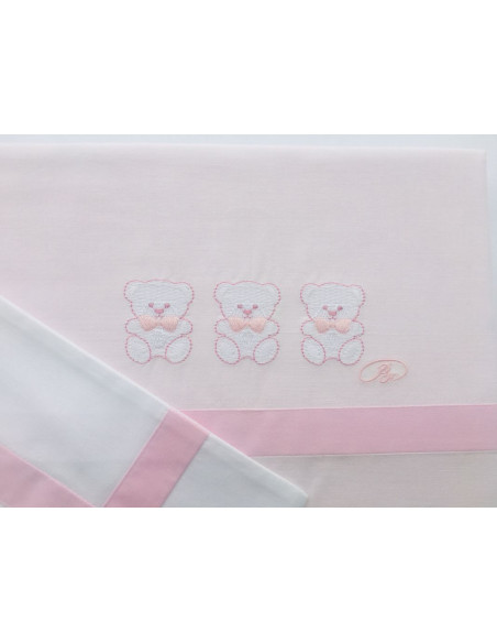 ПОСТЕЛЬНЫЙ КОМПЛЕКТ ДЕТСКИЙ "НЕЖНОСТЬ" розовое