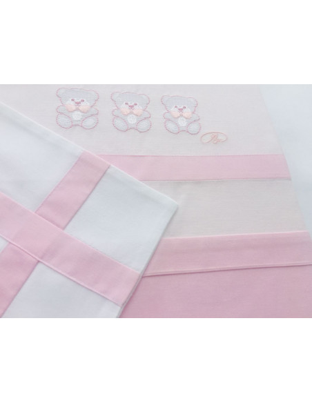 ПОСТЕЛЬНЫЙ КОМПЛЕКТ ДЕТСКИЙ "НЕЖНОСТЬ" розовое