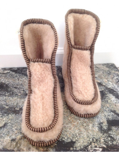 Джурабы сапожки "Кофе с молоком"