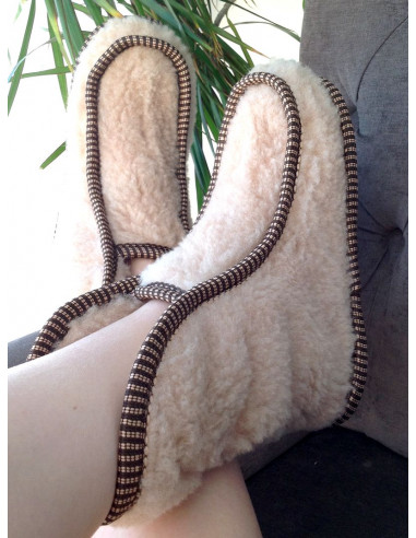 Джурабы сапожки "Кофе с молоком"