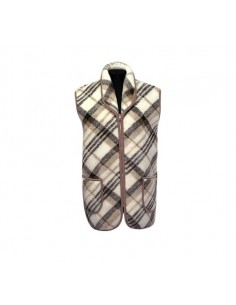 Жилет с воротником "Клетка" 2