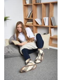 Носочки шерстяные  "Чурапи Клетка"