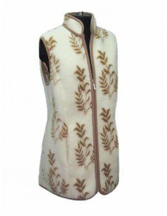 Жилет Олива с рельефом и воротником стойка 2